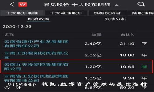 BitKeep 钱包：数字资产管理的最佳选择