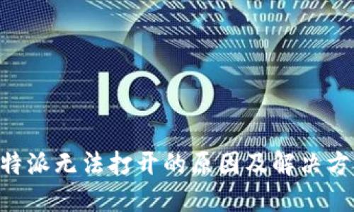 B特派无法打开的原因及解决方法
