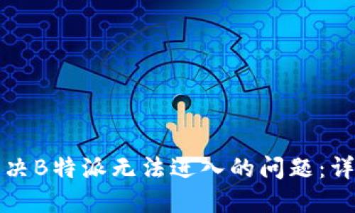 如何解决B特派无法进入的问题：详细指南