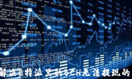 
如何解决B特派里的BCH无法提现的问题？
